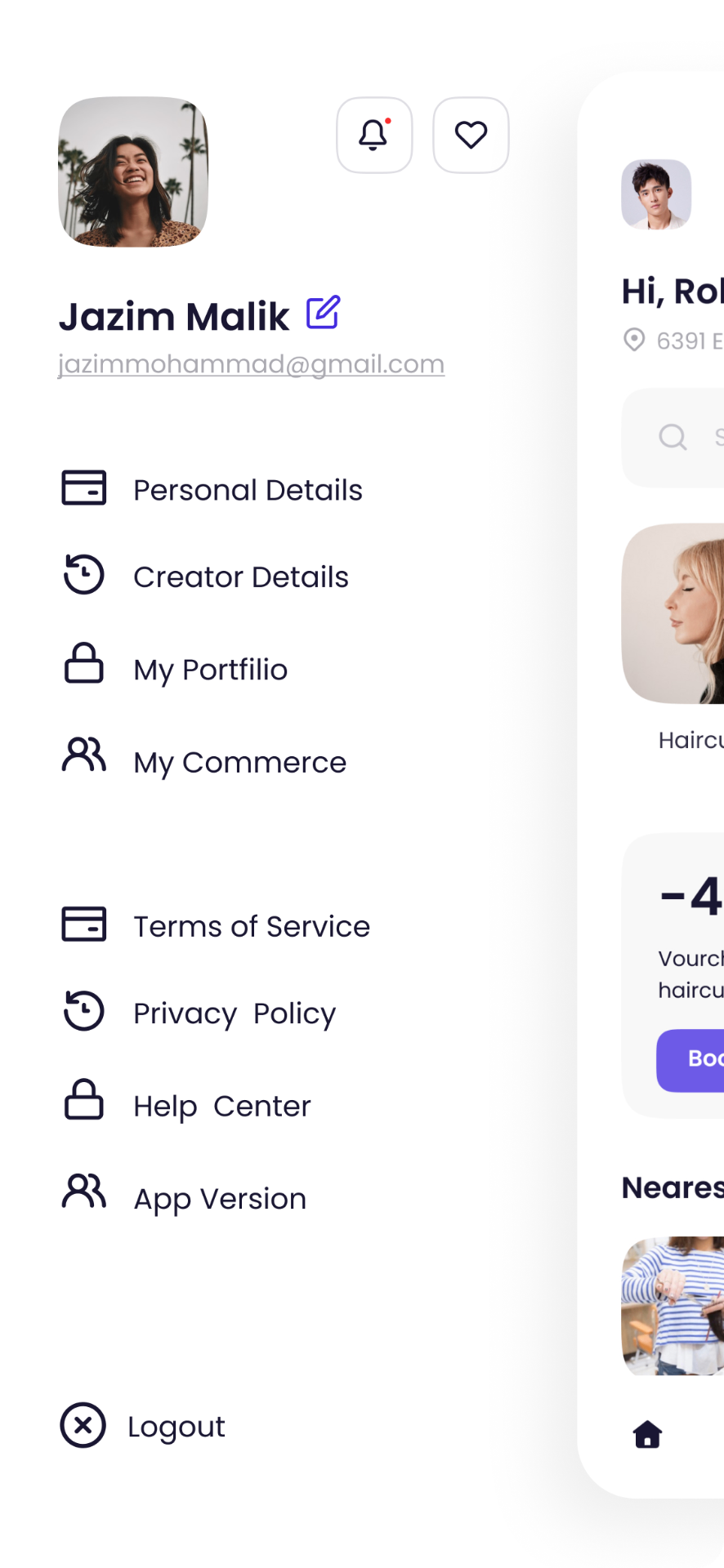 Creator profile - screen 2