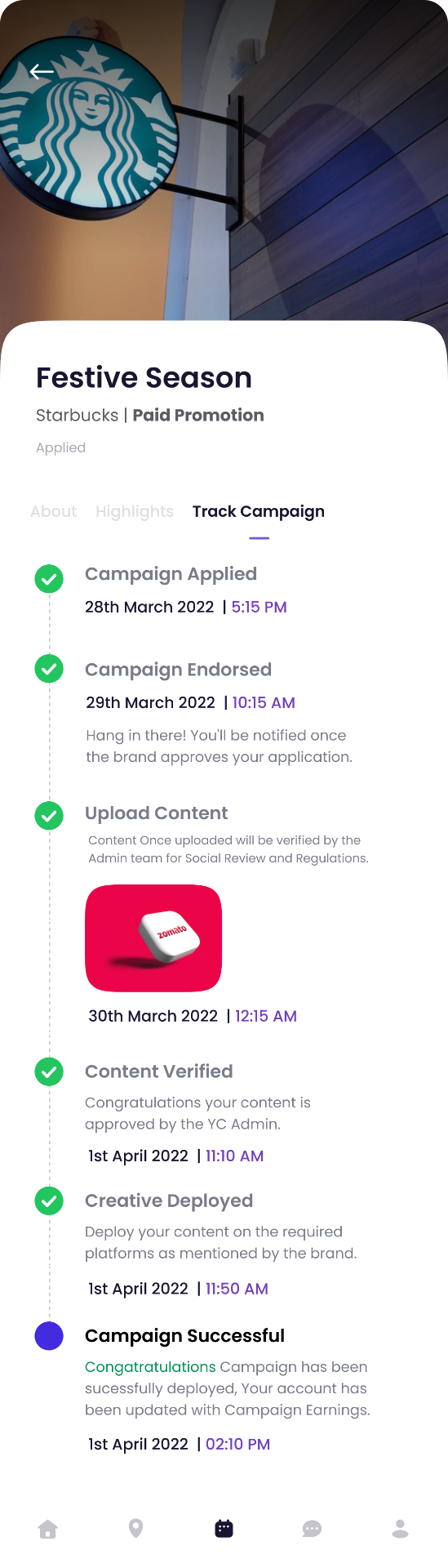 Campaigns marketplace - screen 9