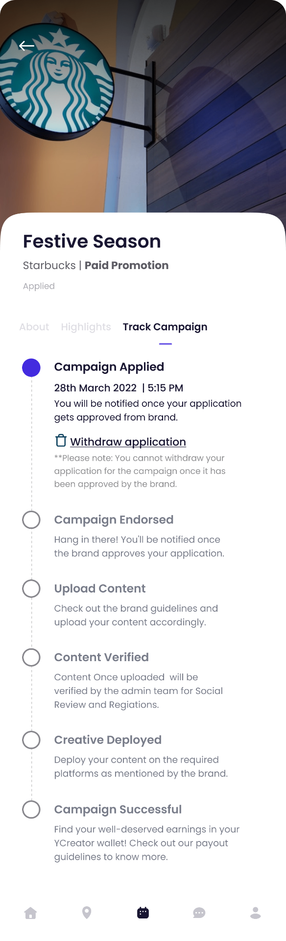 Campaigns marketplace - screen 8