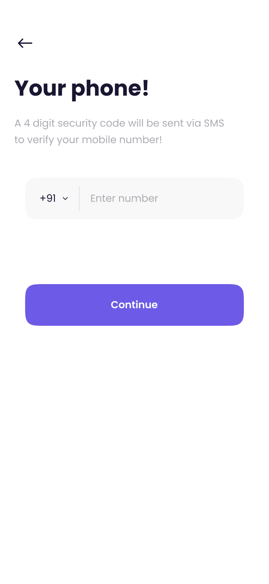 First-run flow - screen 4