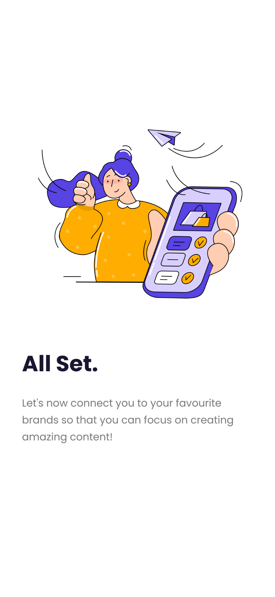 First-run flow - screen 7